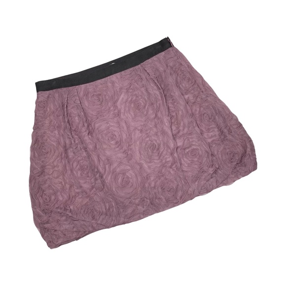 J. Crew Floral Skirt Size 4 Purple - Picture 1 of 14